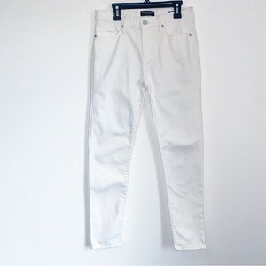 Banana Republic White Denim Skinny Jeans 26